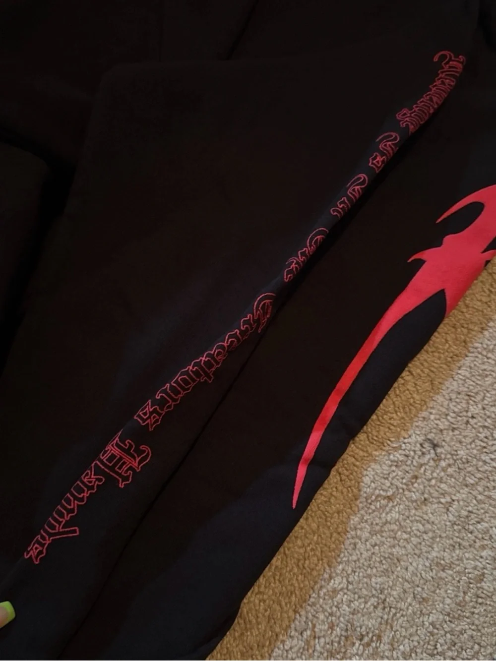 Revenge Official Black Hoodie with Red Graphic - Picture 2 of 2